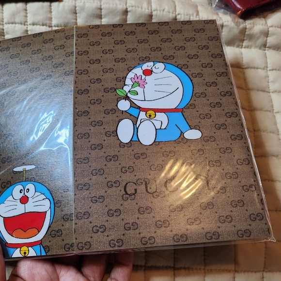 Doraemon x GUCCI memo pad special letter paper 3-piece set/Ziplock/mini envelope - Picture 8 of 14